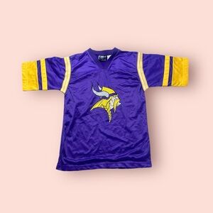 Vintage Kids NFL Pro Tuff Minnesota Vikings Football Jersey Size Medium 10-12